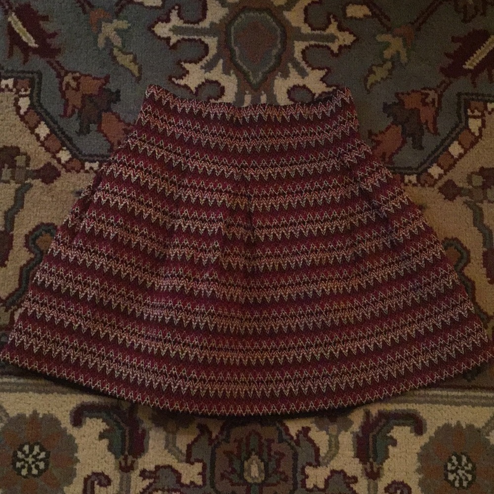 A line full knit skirt